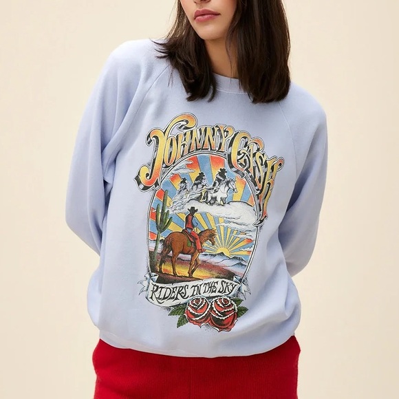 Daydreamer Sweaters - M NEW Daydreamer Johnny Cash ‘Riders in the Sky’ Sweater
